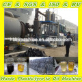 24HOURS non stop no pollution fully automatic old tire pyrolysis production line